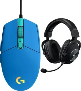 Logitech G102 Lightsync černá + G Pro X černá / Herní sada / drátová myš 8000 DPI / RGB Lightsync / sluchátka