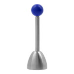 Nicolas Vahé Designový otvírač vajec Serv Blue, modrá barva, kov