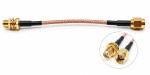 Koaxiální prodlužovací kabel SMA samice – samec, RG316, 20 cm