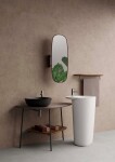 Zrcadlo VitrA Plural rotující, 35 cm, ořech 64059 64059