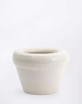 HOME STUDYO Planter PIERRE Bone Gloss
