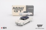 Mini Gt 1:64 Lincoln Capri 1954 Arctic White / Atlantic Blue