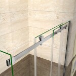 H K - Sprchový kout DIAMOND 150x70 L/P varianta včetně sprchové vaničky z litého mramoru SE-DIAMOND15070/SE-THOR-15070
