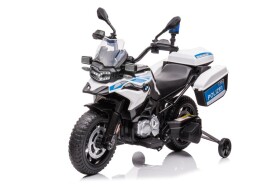 Mamido Dětská elektrická motorka Policie BMW bílá
