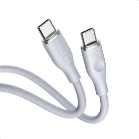 VOLTME Powerlink Moss Series CTC Kabel USB-C(M) 3A/60W 1m šedá / 2x USB-C(M) (C2025)