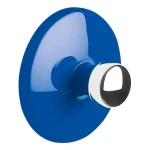 Spirella BOWL samolepící háček modrý / ABS / průměr 50 mm (7610583162496)