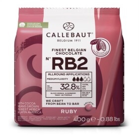 Callebaut Čokoláda RUBY 32,8% (0,4 kg)