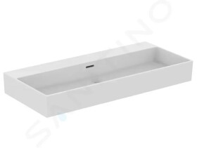 IDEAL STANDARD - Extra Umyvadlo na desku 1000x450 mm, s přepadem, bez otvoru pro baterii, bílá T390801