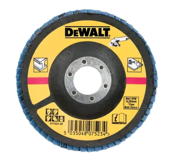 DeWalt / Lamelový brusný kotouč / P80 / 125 mm / Typ 27 (DT3310)
