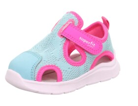 Dívčí sandály WAVE Light green/Pink Superfit 1-000481-7510 zelená - 25