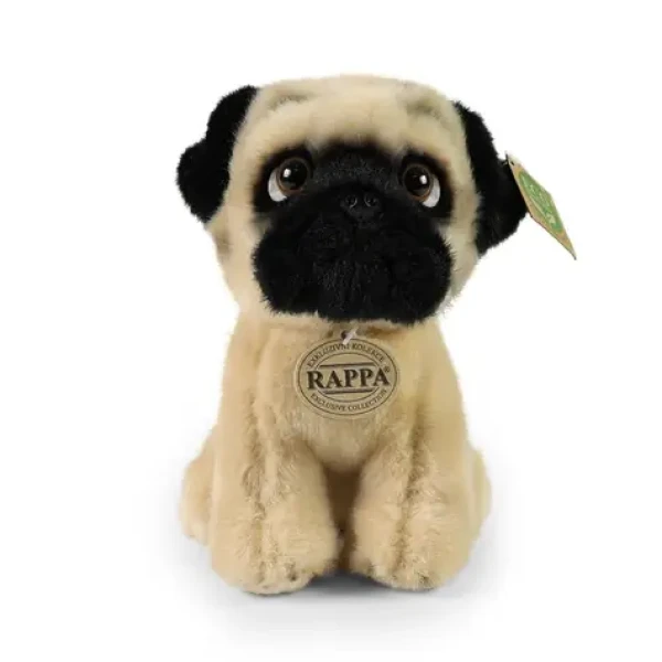 Rappa Plyšový pes mops 18 cm
