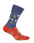 Vzorované pánské ponožky PERFECT MAN-CASUAL černá 42-44