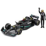 Bburago 1:24 RACE Formula F1 - Mercedes-AMG F1 W14 E (2023) #44 Lewis Hamilton with driver and decor