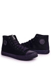 Men's Classic High Sneakers BIG STAR Black Velikost: