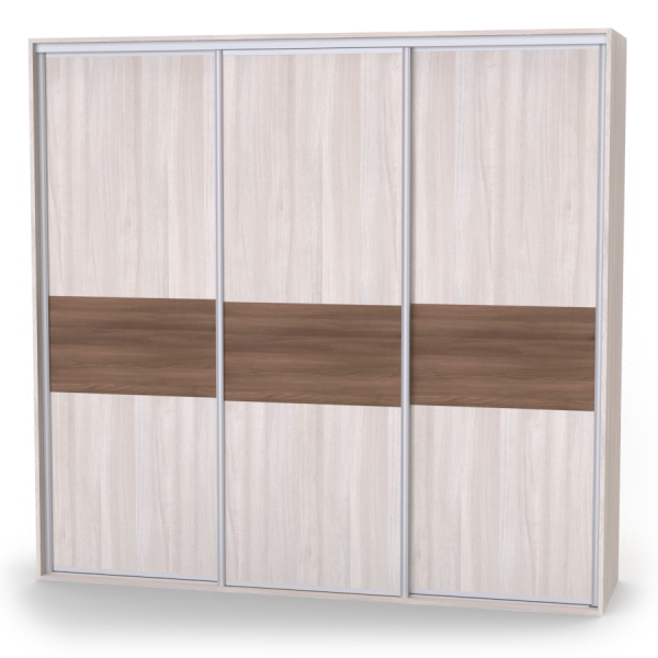 Nábytek Mikulík Skříň ONYX 3 - dveře dělené (š 210-270 cm/v 220 cm) ROZMĚR: (š/v/h) 260 x 220 x 60 cm