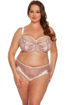 Polovyztužená dámská podprsenka semi soft Gaia BSM 1244 Ranita Maxi růžová 80L