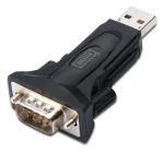 Digitus DA-70157 černý / Adaptér USB - sériový port / USB 2.0 / FTDI FT232RL / DSUB 9M (DA-70157)
