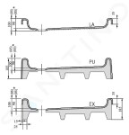 RAVAK - Kaskada Sprchová vanička Ronda-80 PU, 805x805 mm, AntiBac, bílá A204001120