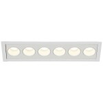 Paulmann 92907 Whirl LED vestavné svítidlo, LED, pevně vestavěné LED, 4.9 W, hliník (kartáčovaný), saténová, sada 3 ks