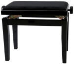 Gewa Piano Bench Deluxe 130.010 Black Gloss