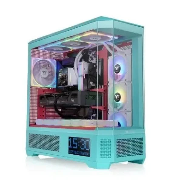 Thermaltake View 600 TG Mint Strawberry / Počítačová skříň / Full Tower / E-ATX / Tempered Glass (CA-11H-00FLWN-00)