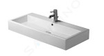 DURAVIT - Vero Umyvadlo nábytkové 1000x470 mm, s 1 otvorem pro baterii, s WonderGliss, alpská bílá 04541000271