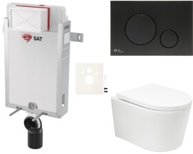 Závěsný WC set k zazdění SAT BREVIS SIKOSZBRTOR68 SIKOSZBRTOR68