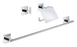 GROHE - QuickFix Start Cube Set koupelnových doplňků 3 v 1, chrom 41124000