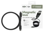 PanzerGlass empower Magnetic 240W USB-C to USB-C 1.5m černá (198265)