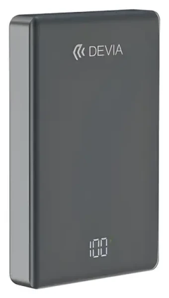 Devia Extreme Speed Mini Magnetic 10000mAh Space Gray / Powerbanka / Magnetická / PD 20W (6942297107939)