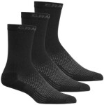 Craft CORE Dry High 3-pack černá - Běžecké ponožky CRAFT CORE Dry High - 3 páry - černá Velikost textilu: 40-42