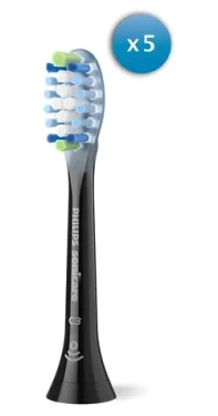 Philips Sonicare Premium Plaque Defence HX9045/88 černá / Náhradní hlavice pro kartáček / 5 ks (HX9045/88)
