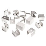 Deko Light 930532 Montageset für D Flex Line 12,0 x 20,0 mm Montážní sada, nerezová ocel, 1 ks