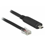 DeLock USB 2.0 Type-C (M) - RS-232 RJ45 (M) 2 m černá / Adaptér (63912)