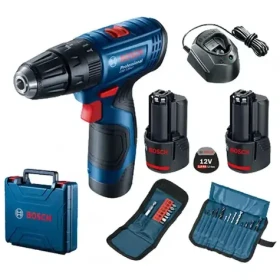 BOSCH GSB 120-LI Professional / Aku příklepový šroubovák / 12V / 1500 ot-min / 2x 2.0Ah (06019G8102)