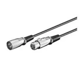 MicroConnect XLR kabel XLR (M) - XLR (F) 3m černá (XLRMF3)