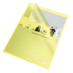 Esselte L Standard žlutá / Desky na dokumenty / A4 / PP fólie 115 mic / sáček 25 ks (60836)