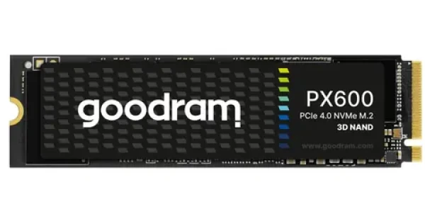 GOODRAM PX600 1TB / M.2 2280 NVMe / PCIe 4.0 / 3D NAND / R: 5000MBs / W: 3200MBs (SSDPR-PX600-1K0-80)