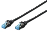 Digitus CAT5e SF-UTP černá / Patch kabel / RJ45 - RJ45 / 0,5 m (DK-1531-005/BL)