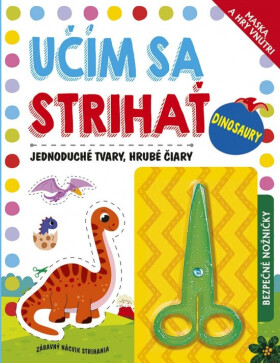 Učím sa strihať: Dinosaury (slovensky)