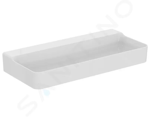 IDEAL STANDARD - Conca Ceram Umyvadlo 1000x450 mm, bez přepadu, bez otvoru pro baterii, bílá T380201