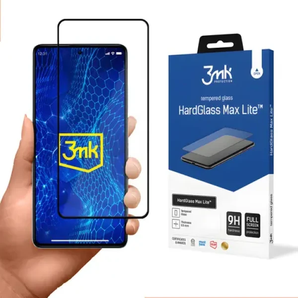 3mk HardGlass Lite / Tvrzené sklo pro Xiaomi Redmi Note 12 Pro / 9H