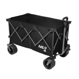 NILS Camp NC2604 XXL černý / Kempingový vozík / 180 l / nosnost: 100 kg (5908261680397)