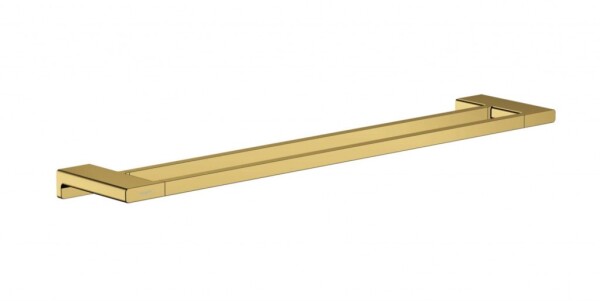 HANSGROHE - AddStoris Držák ručníků dvojitý, délka 65 cm, leštěný vzhled zlata 41743990