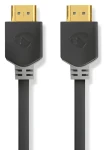 Nedis High Speed HDMI 5 m antracit / Kabel HDMI / 4K 60Hz / ARC / 18 Gbps / Ethernet (CVBW34000AT50)