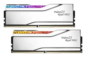 G.Skill Trident Z5 Royal NEO RGB 64GB (2x32GB) DDR5 6000MHz bílá / CL26 / DIMM / Non-ECC/ EXPO (F5-6000J2636H32GX2-TR5NS)
