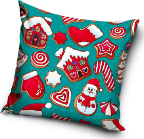 Vánoční polštářek Perníčková Show