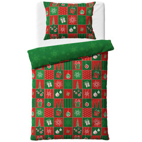 Bavlněné povlečení Vánoční Patchwork