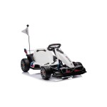Mamido Dětská elektrická motokára BMW Gokart s funkcí driftu bílá