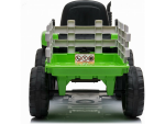 Mamido Elektrický traktor s vlečkou Blow zelený